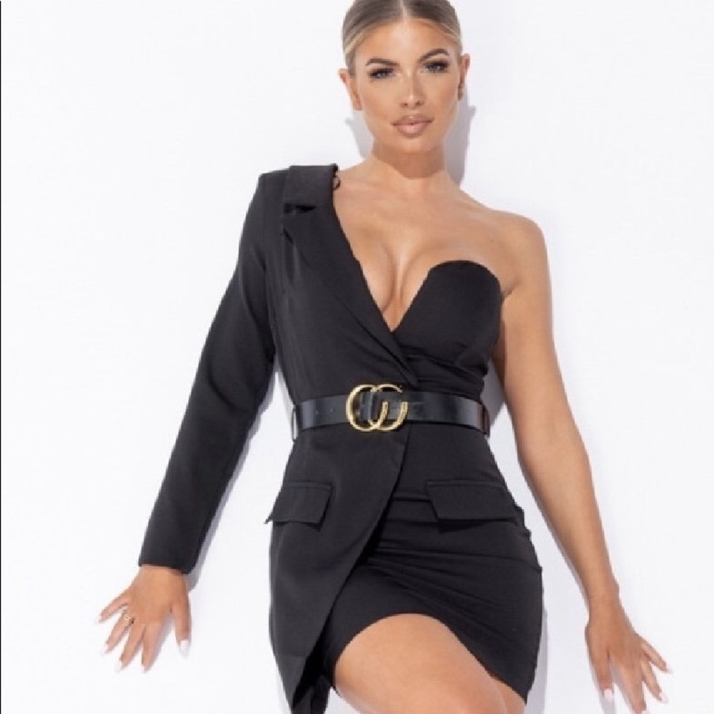 Black Blazer Dress